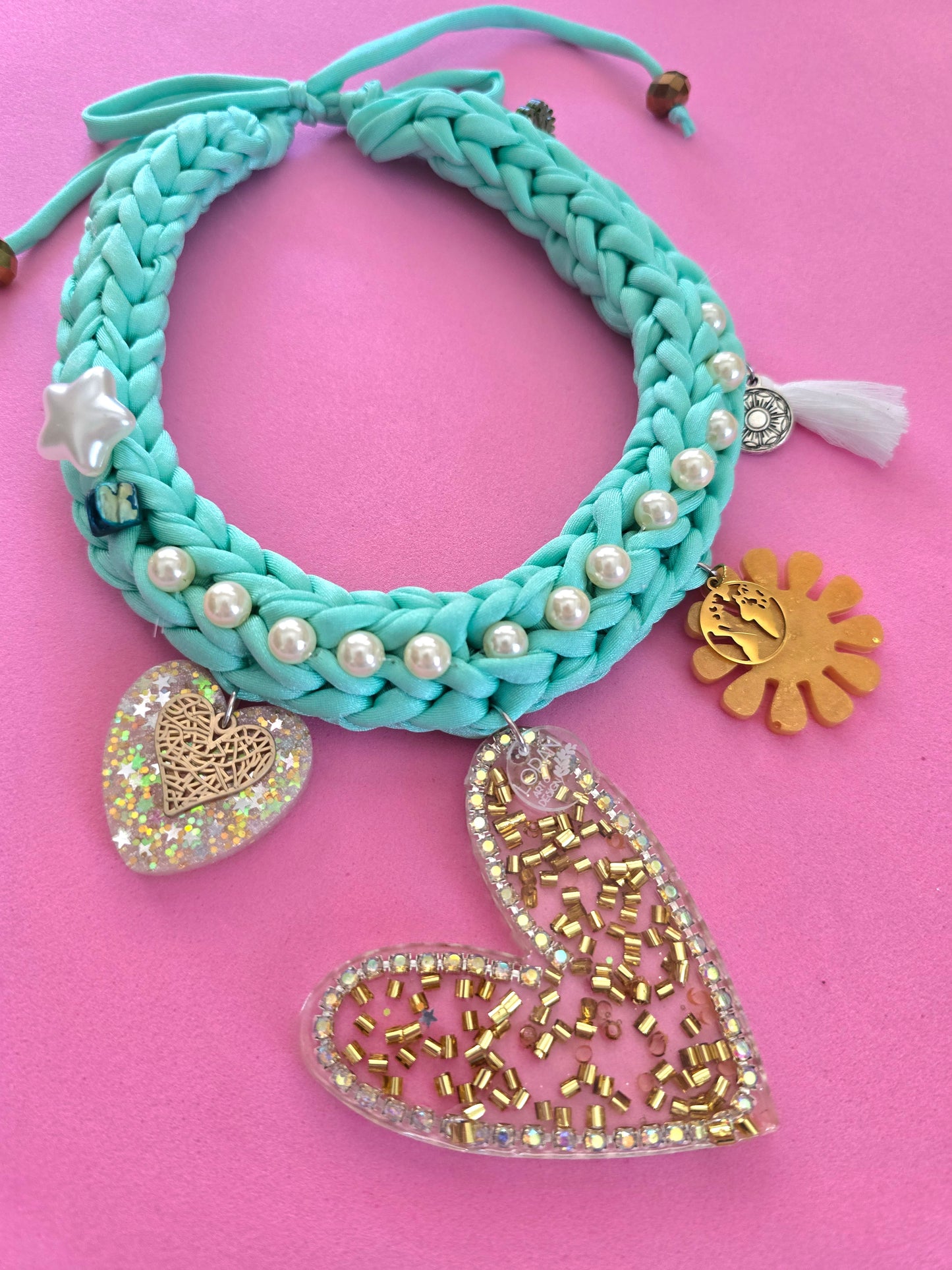 Mint boho Necklace