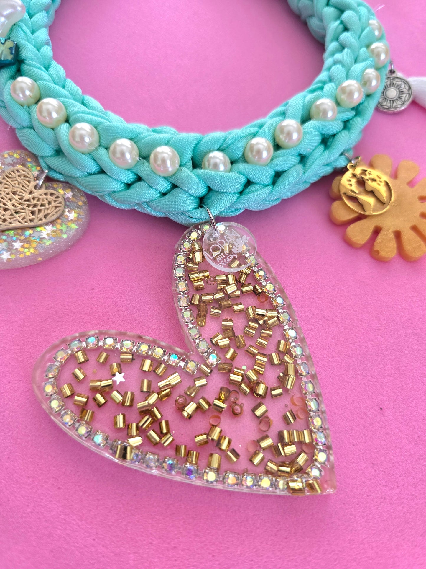 Mint boho Necklace