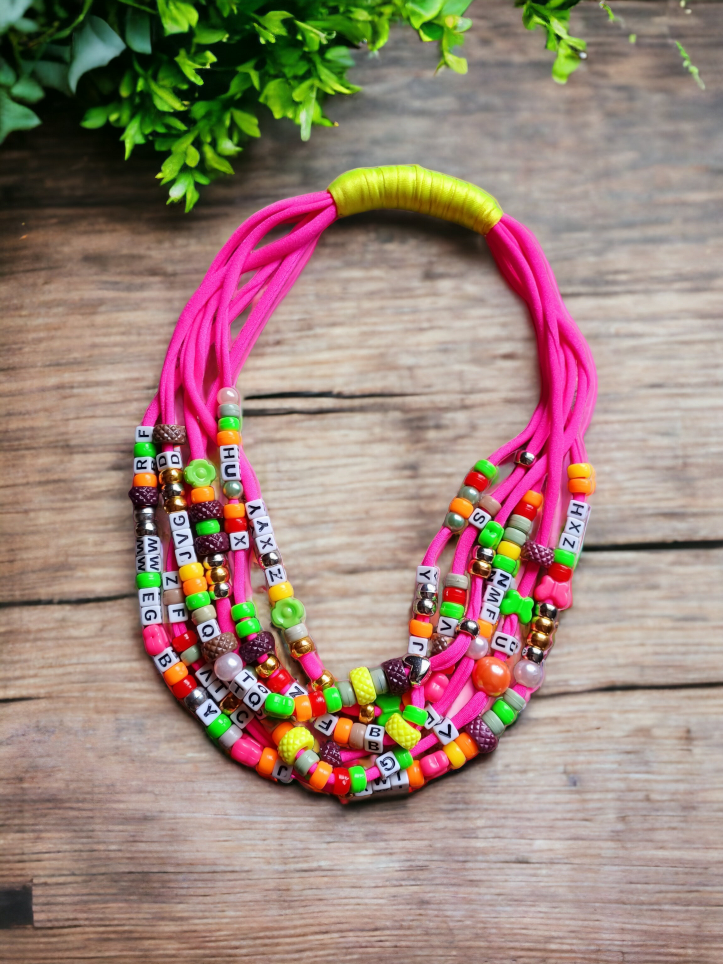 Bar B Letters Necklace
