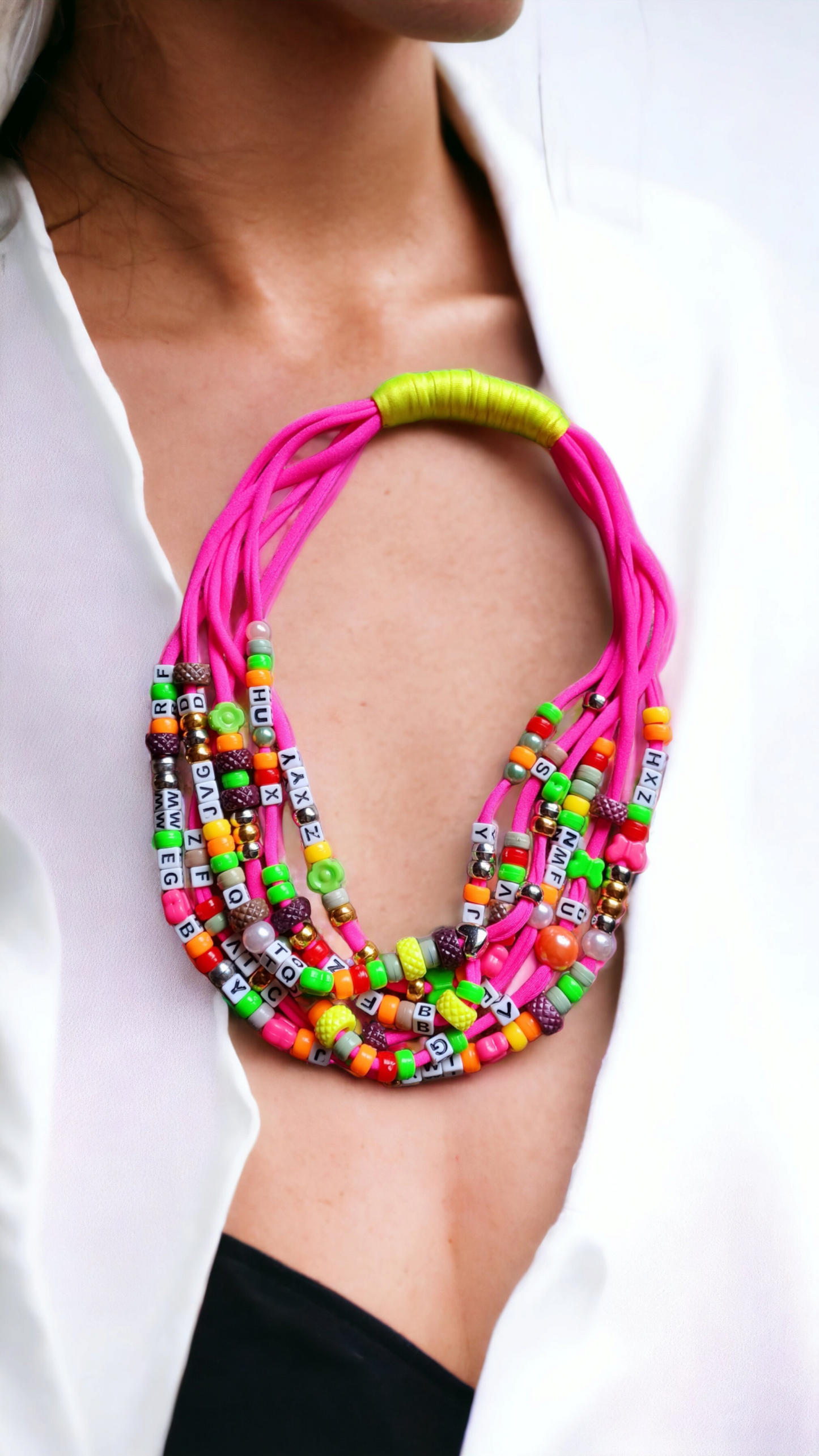 Bar B Letters Necklace