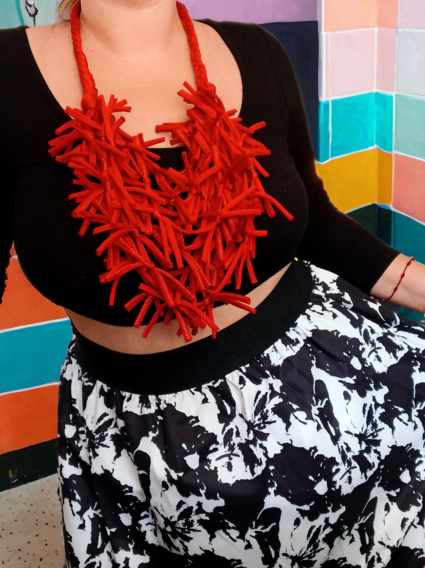 3 ways Cherry Necklace