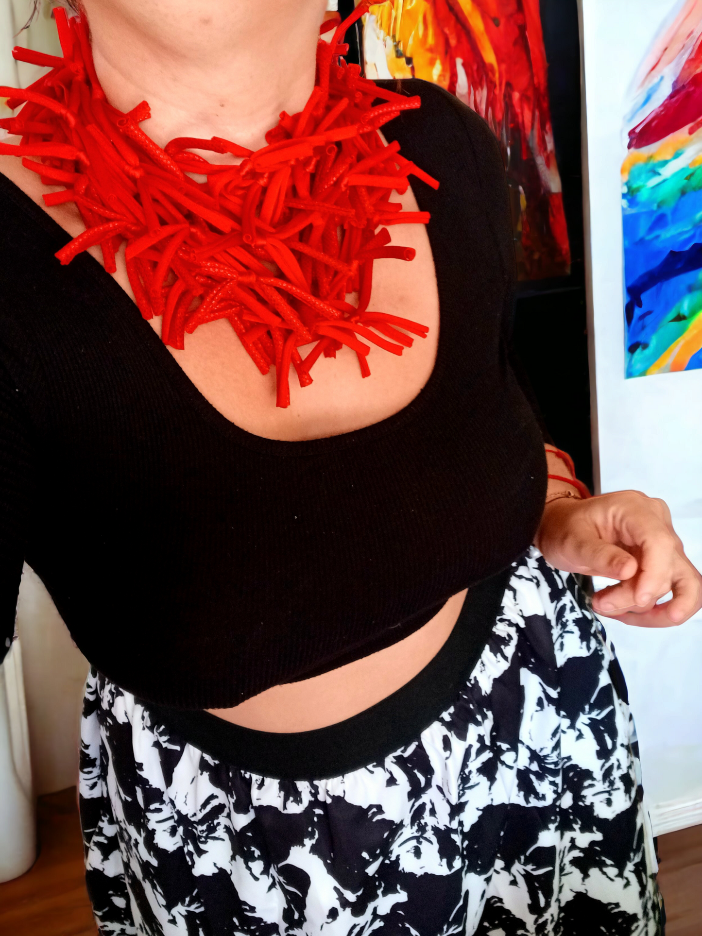 3 ways Cherry Necklace