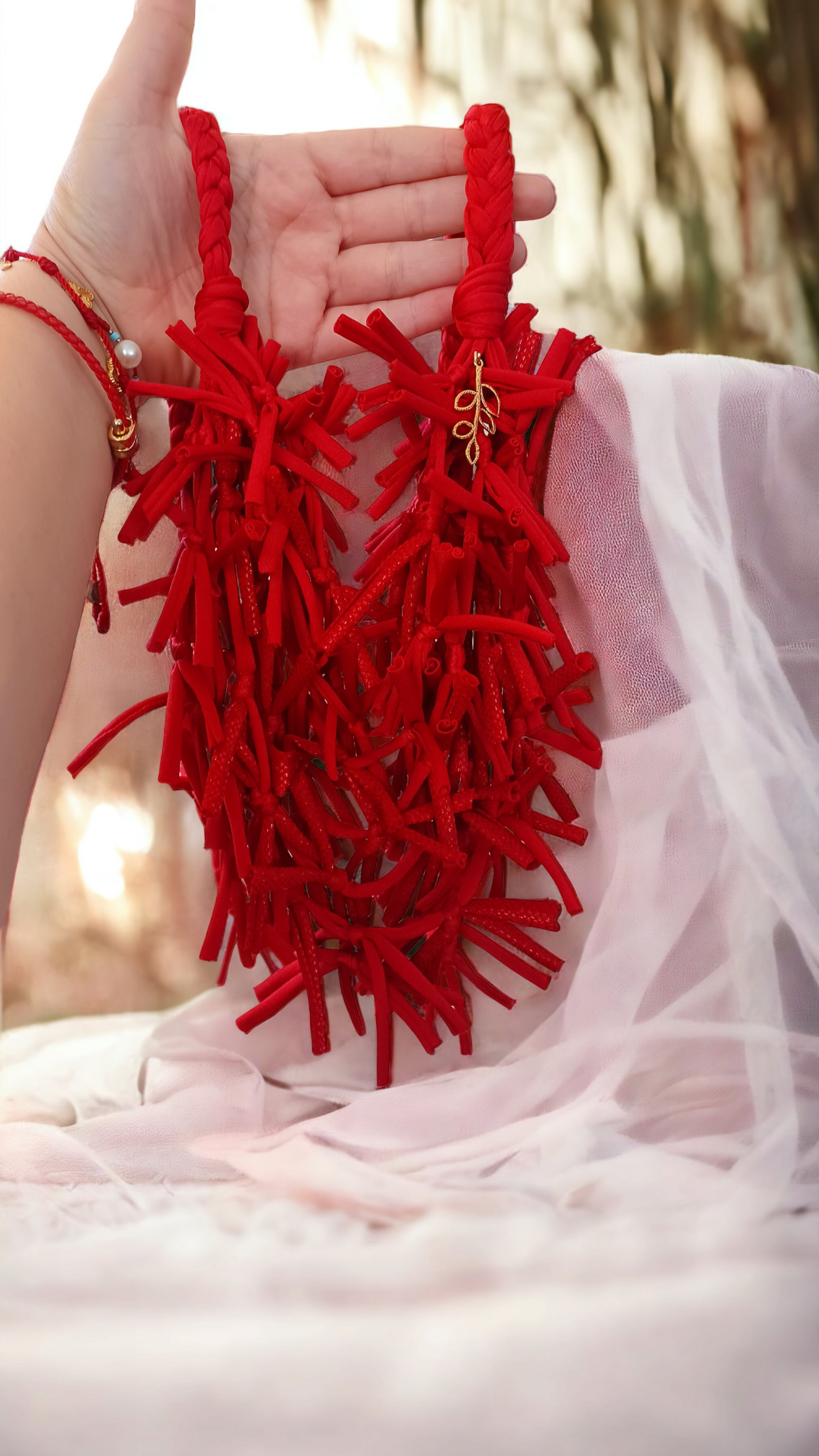 3 ways Cherry Necklace