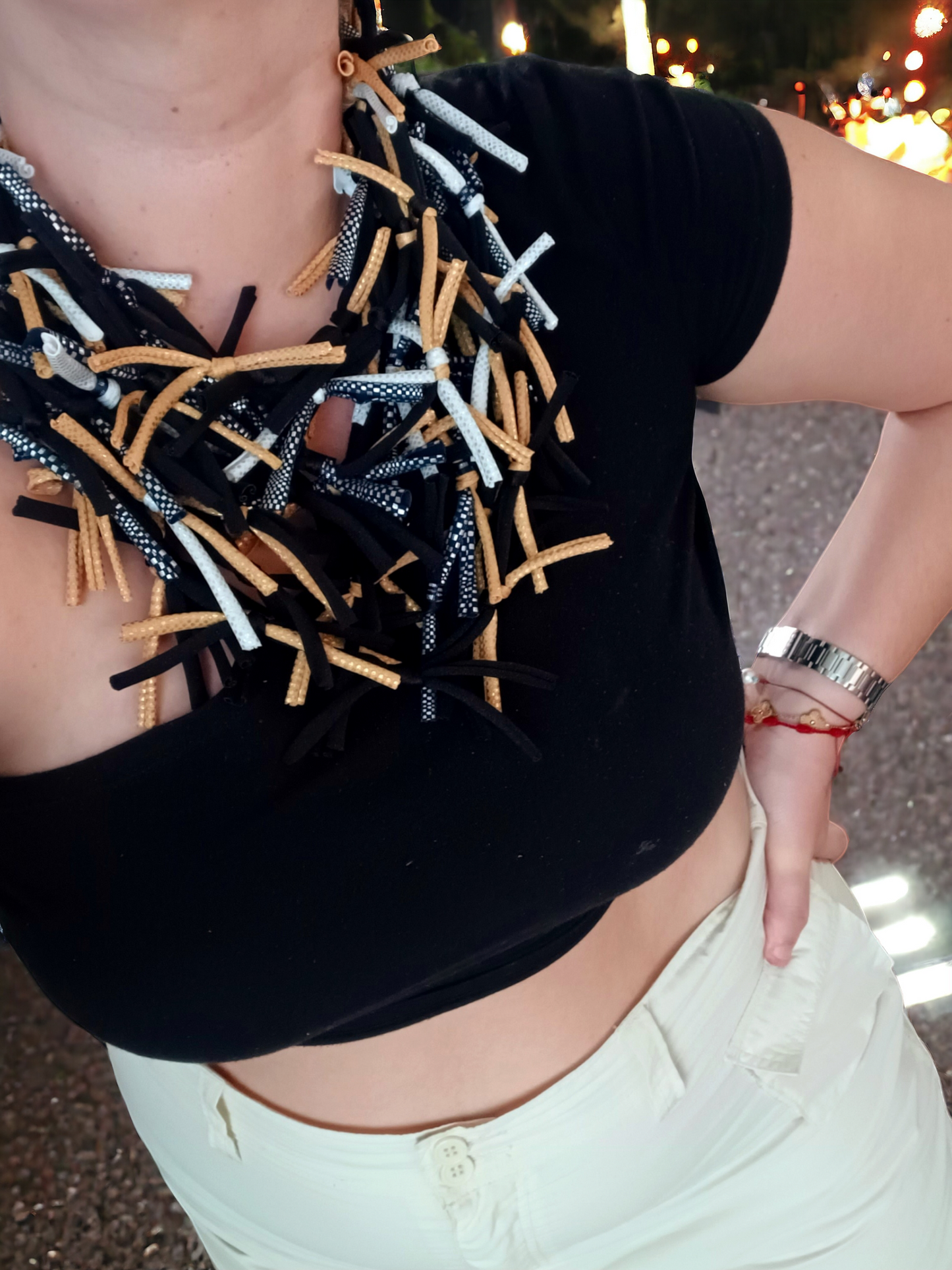 3 ways 3 tones Necklace
