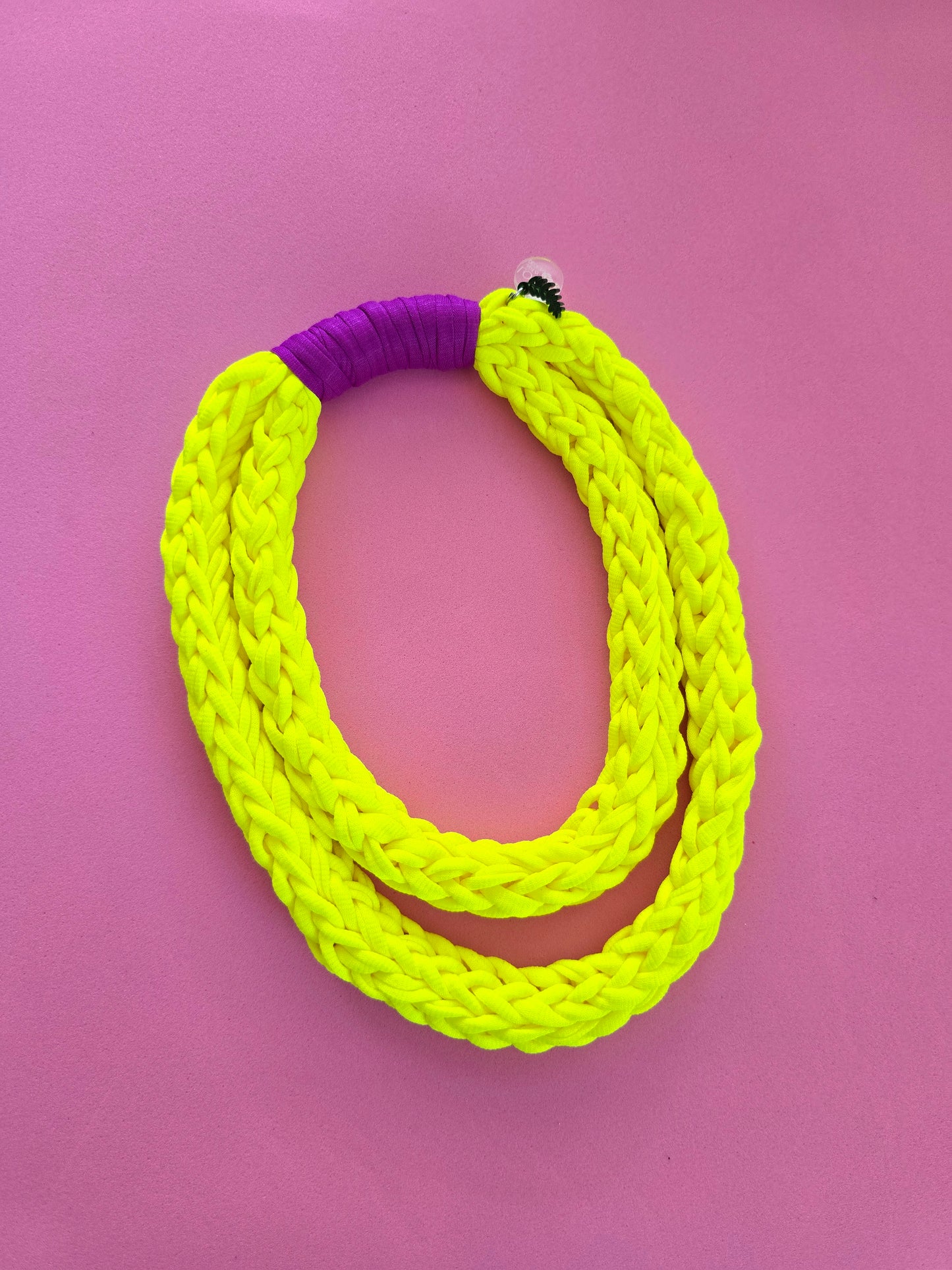 Chunky Knitted Necklace