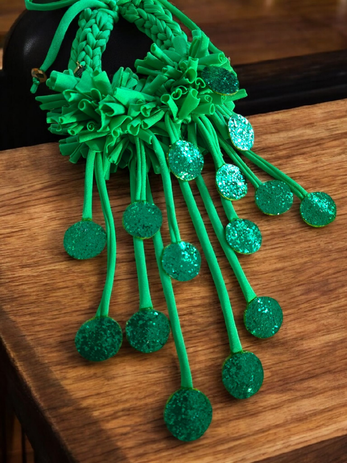 Evita Green Necklace