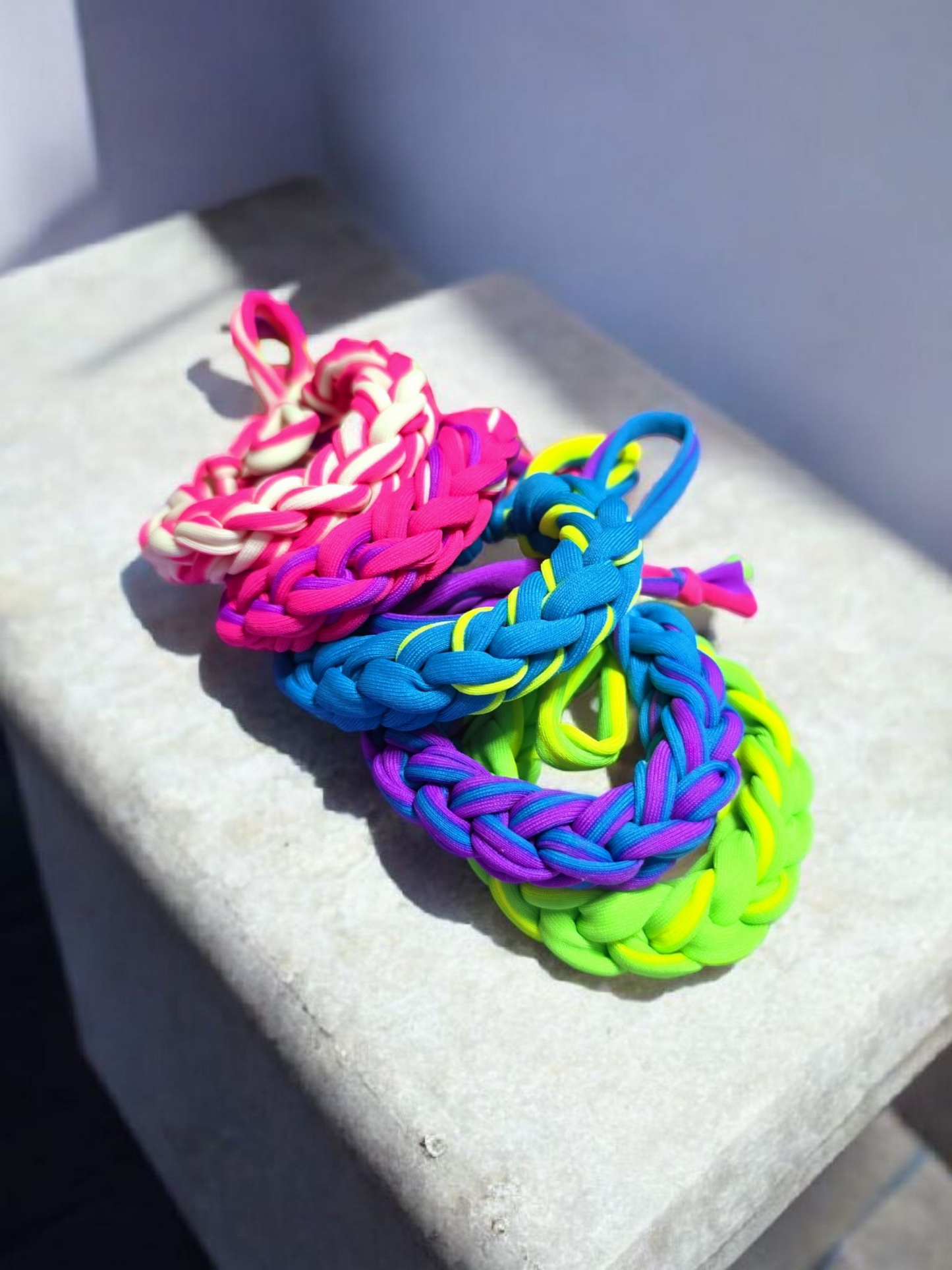 Rainbow bracelets set