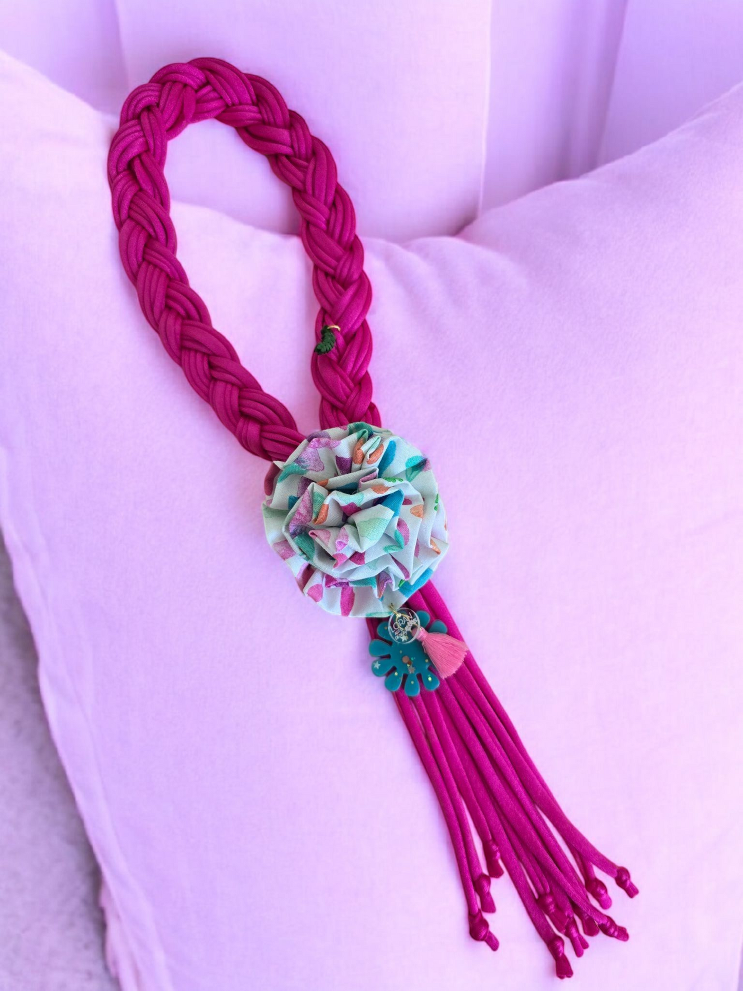 Watercolor Flower Necklace