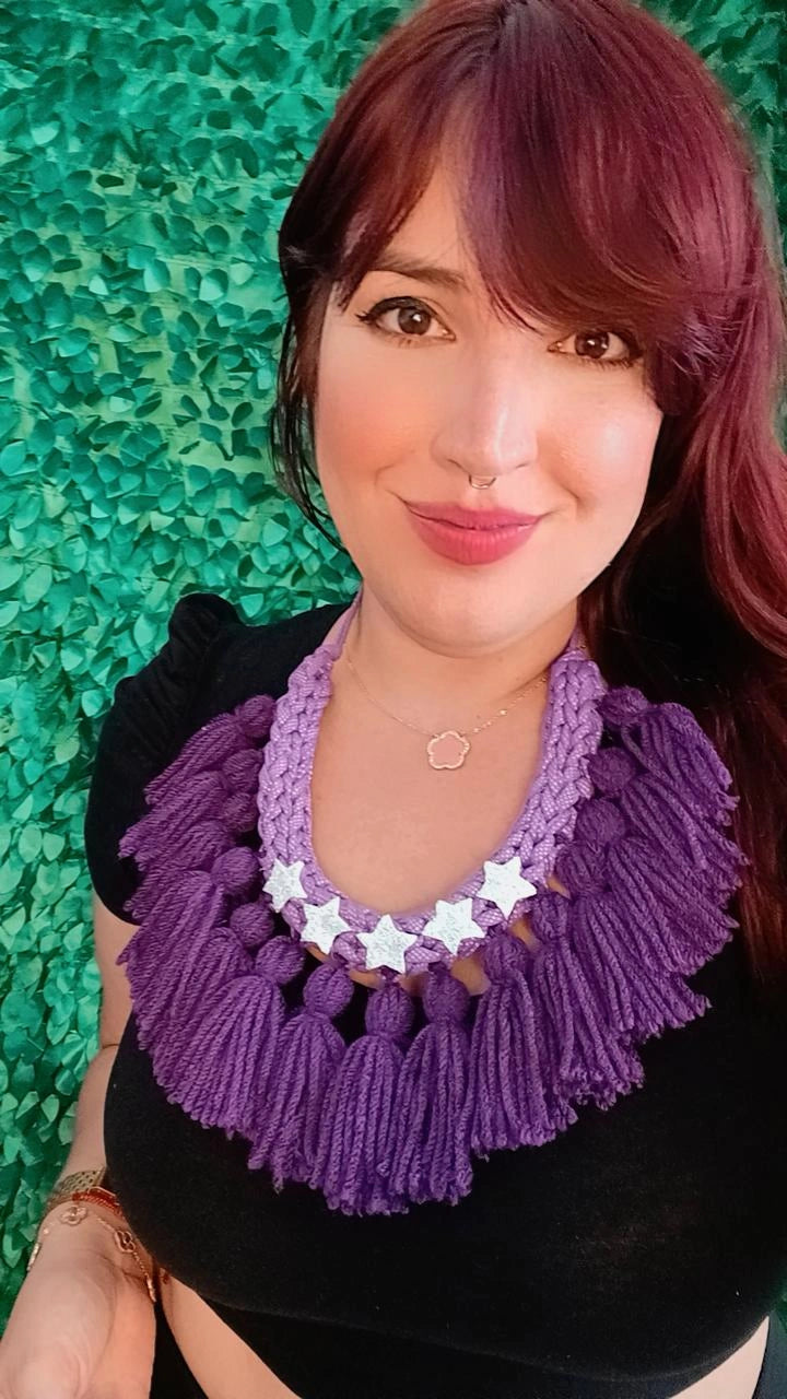 Violeta Estrellas Necklace
