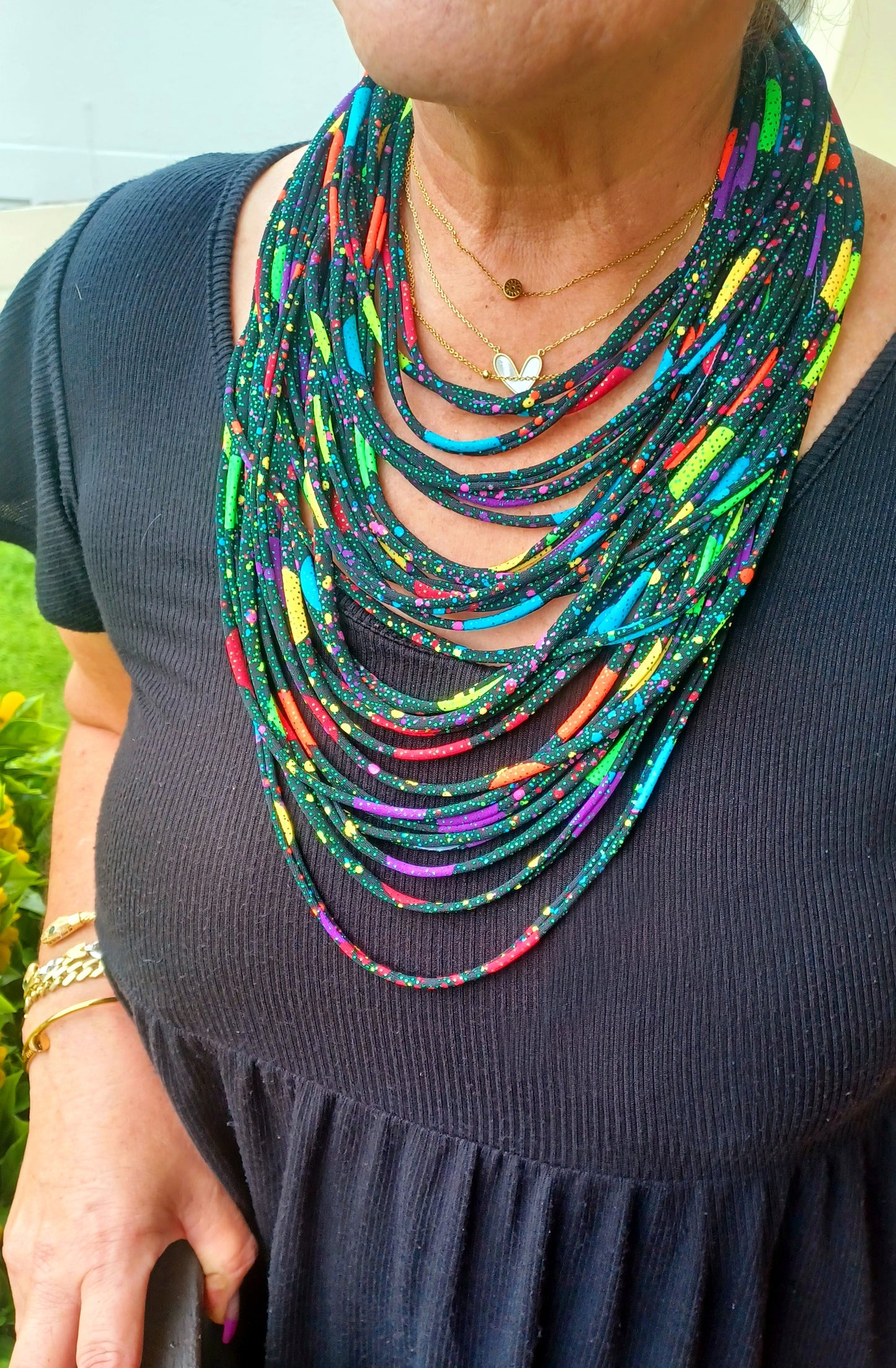 Color Pop multi layers Necklace