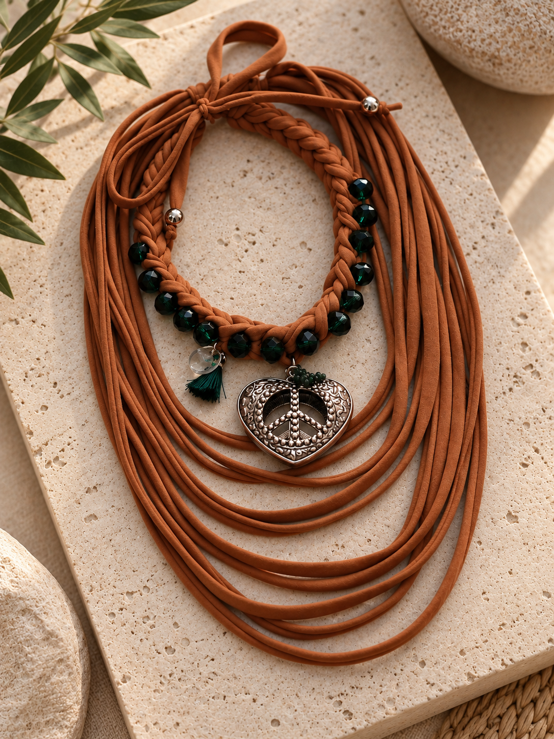 Fall Peace Choker Necklace