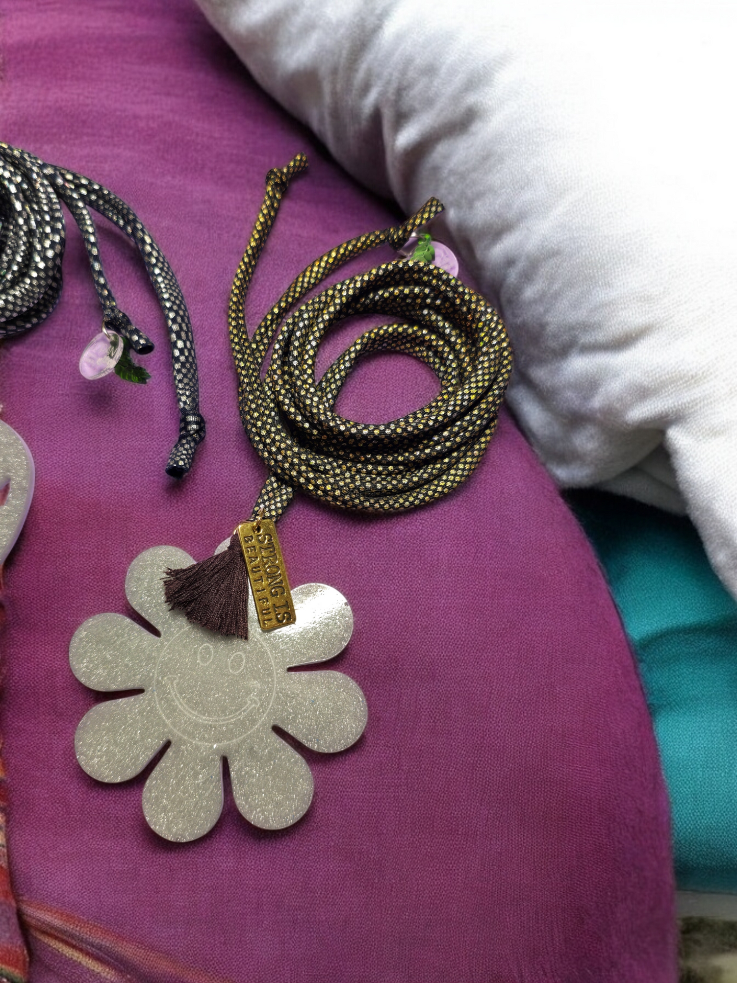 Boho silver flowers chokers