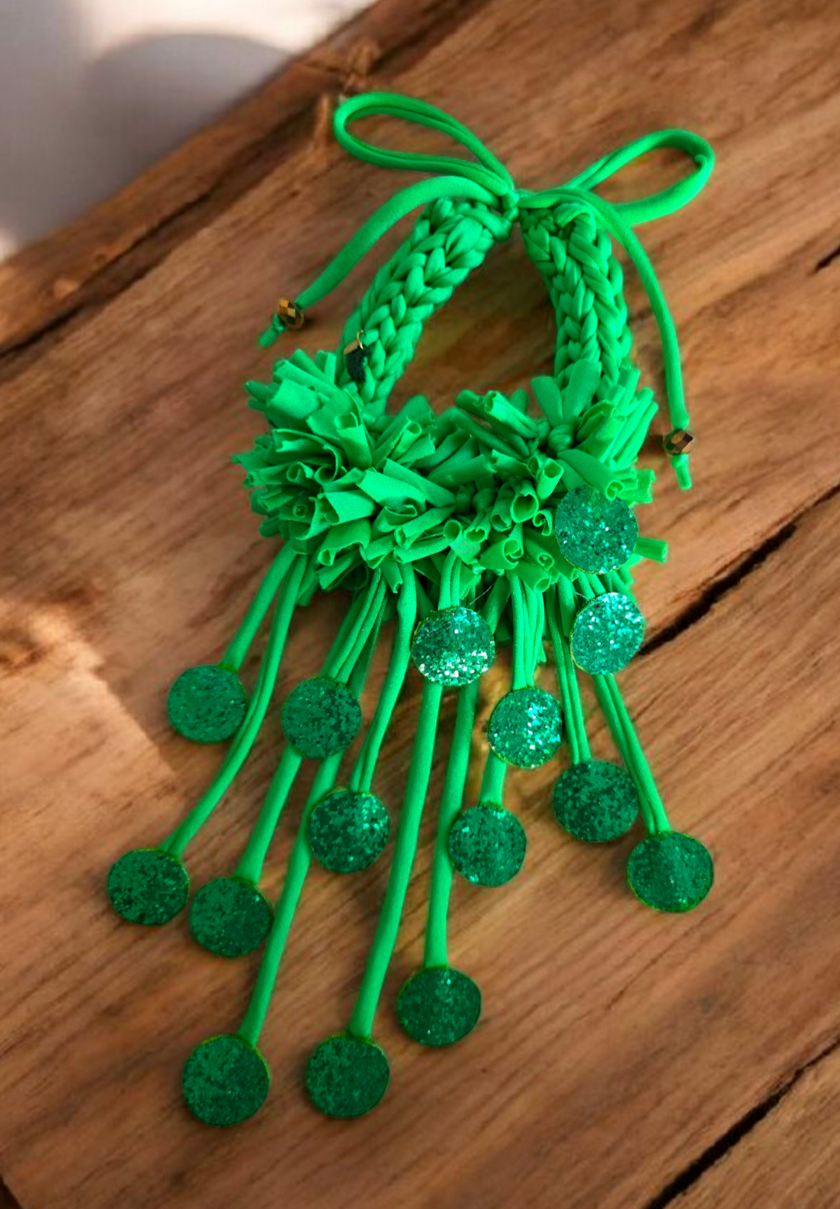 Evita Green Necklace