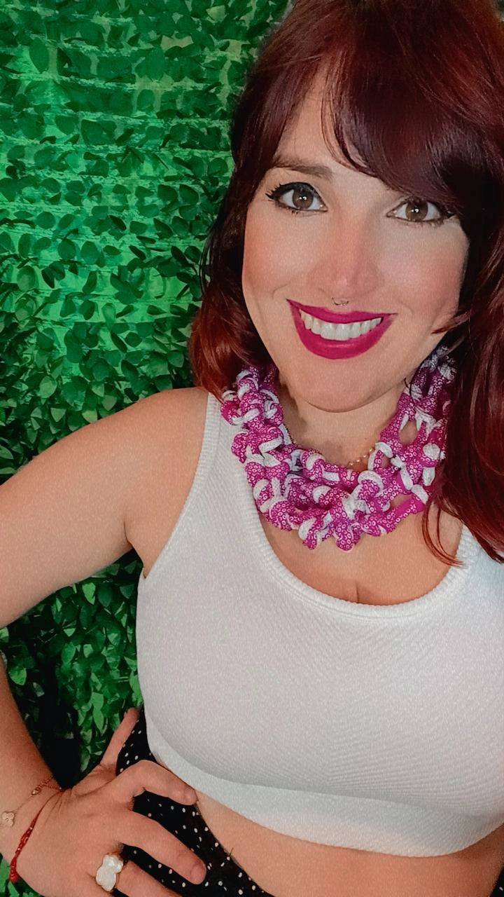 Purple Pink Necklace