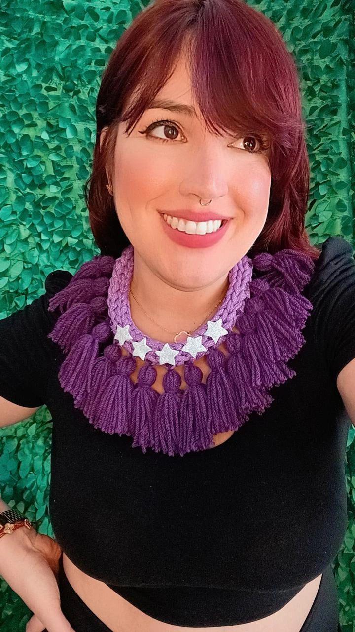 Violeta Estrellas Necklace