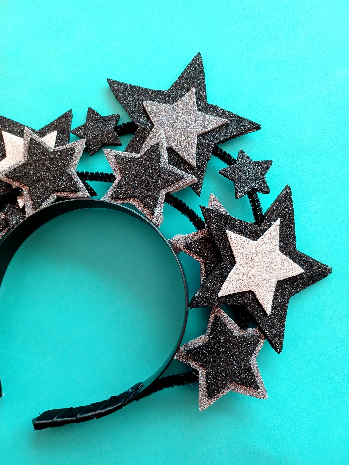 Black and silver stars Crown