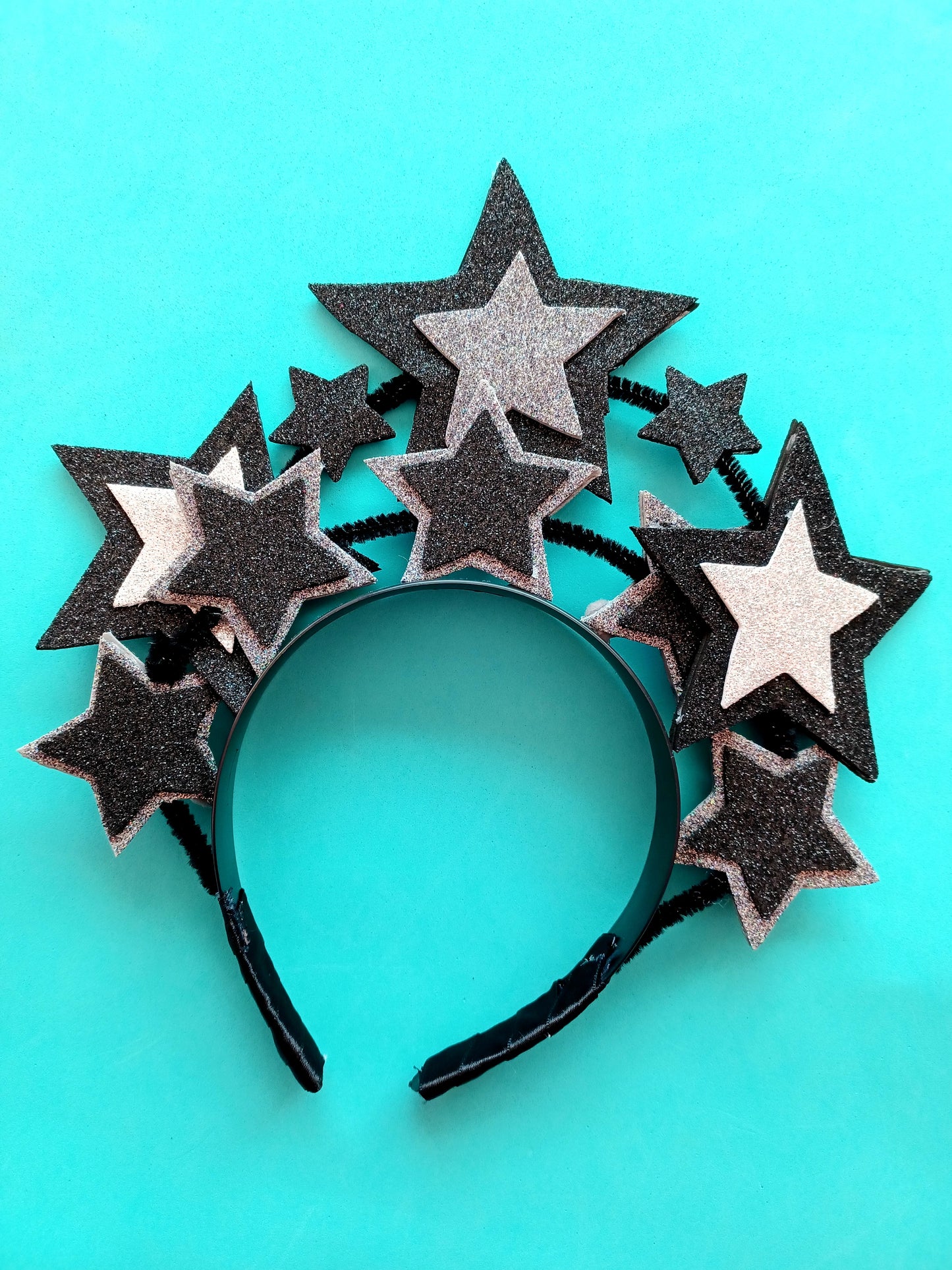 Black and silver stars Crown