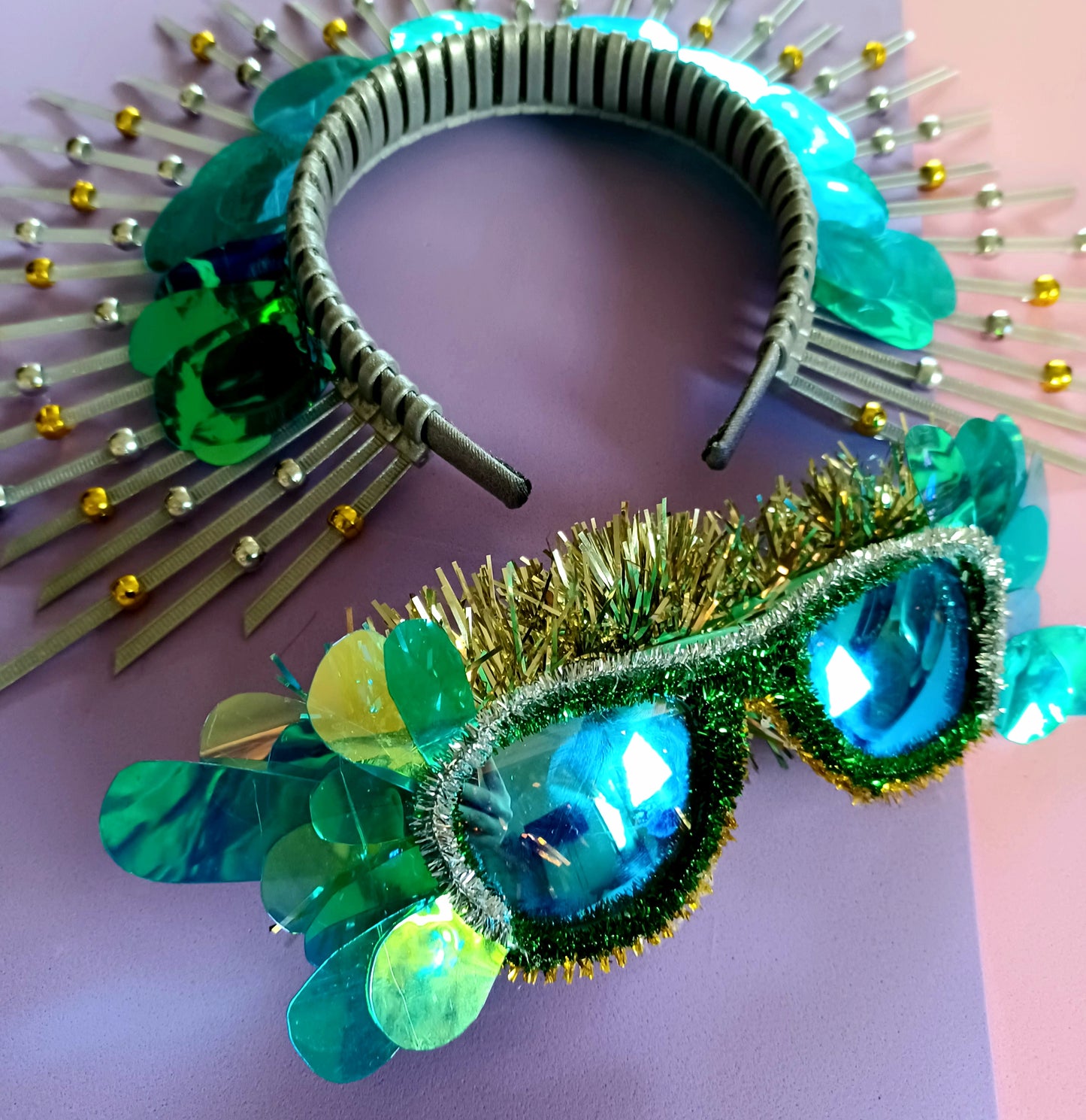 Aqua Party Glasses