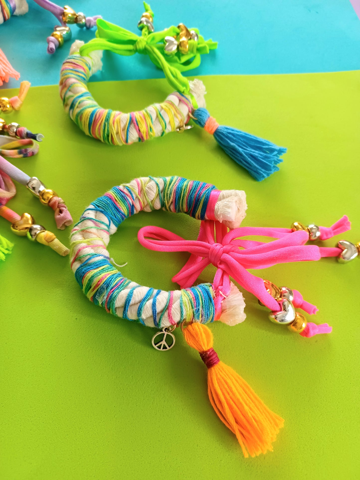 Orange multi Bracelet