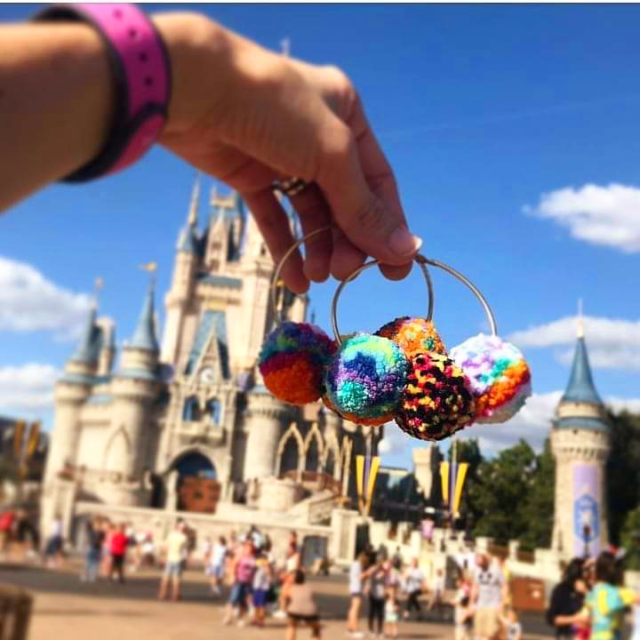 Funky Fiesta Pompoms Earrings