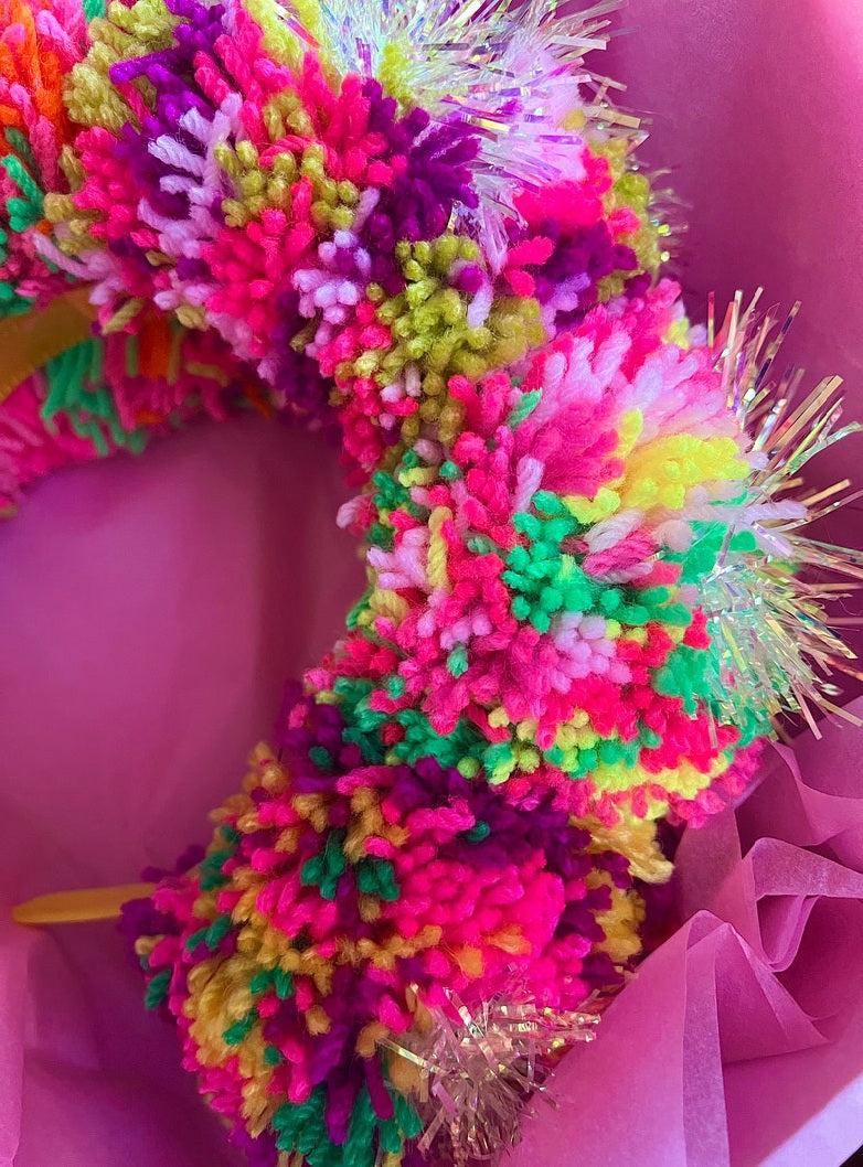 Happiness Pompom Crown