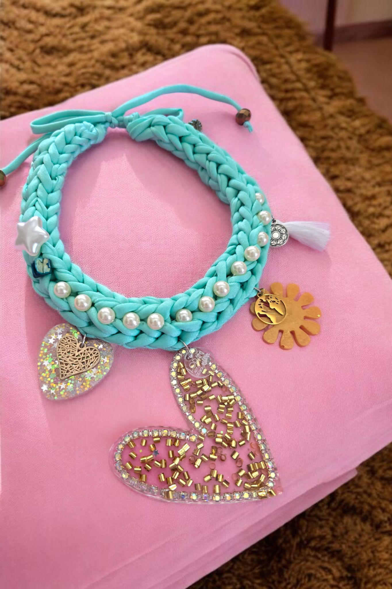 Mint boho Necklace