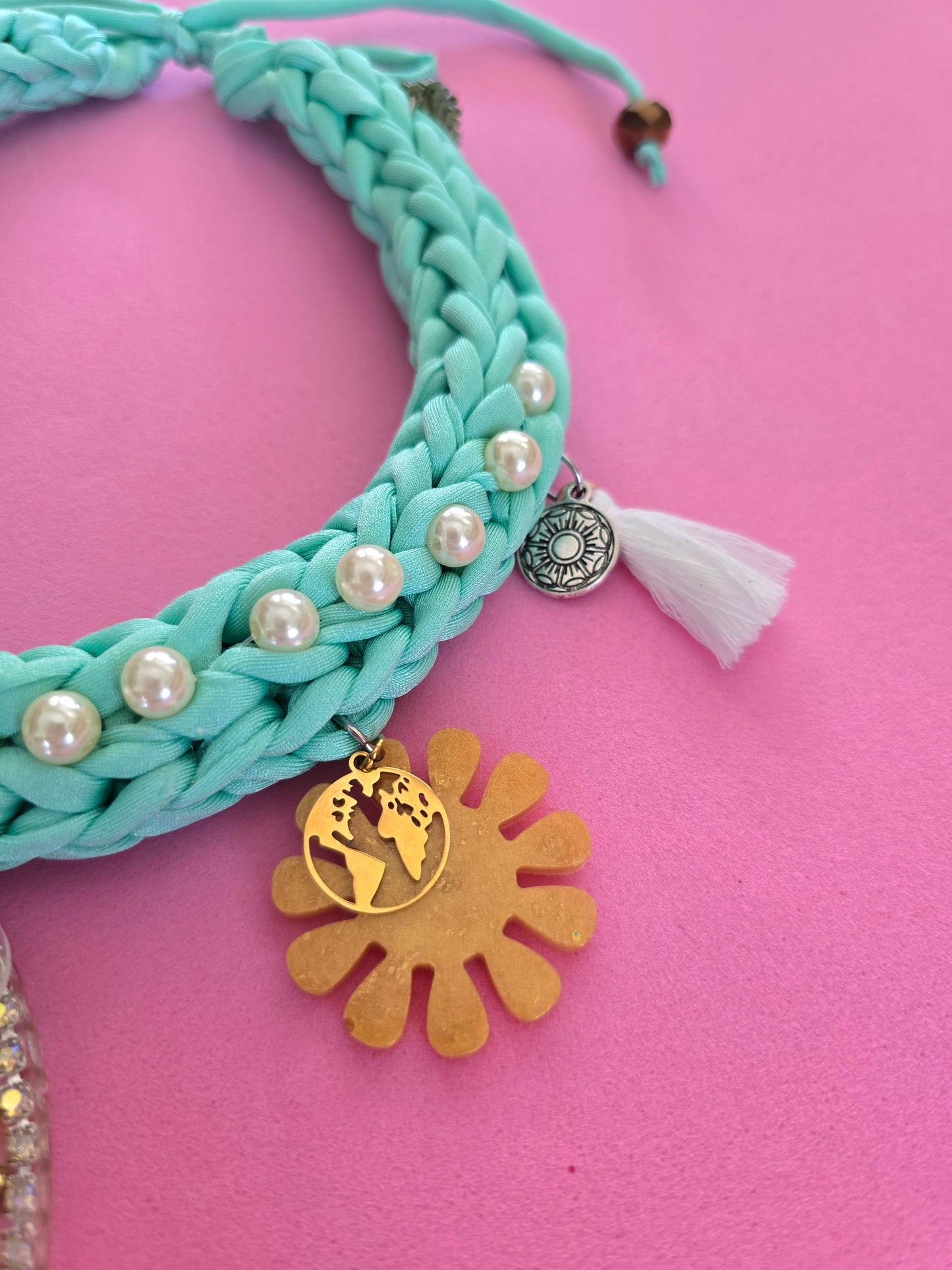 Mint boho Necklace