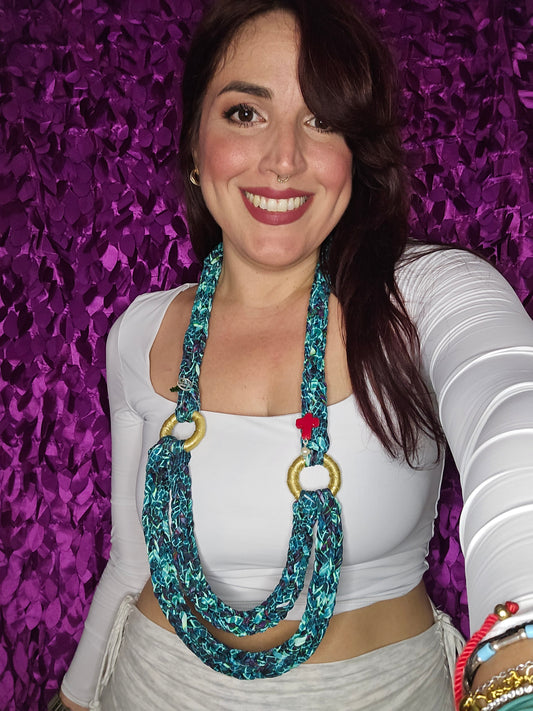 Green Vibes Boho Necklace