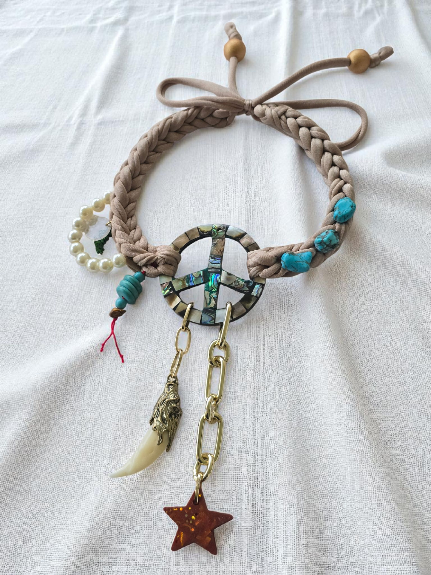 Peace Boho Perú Vibes Necklace