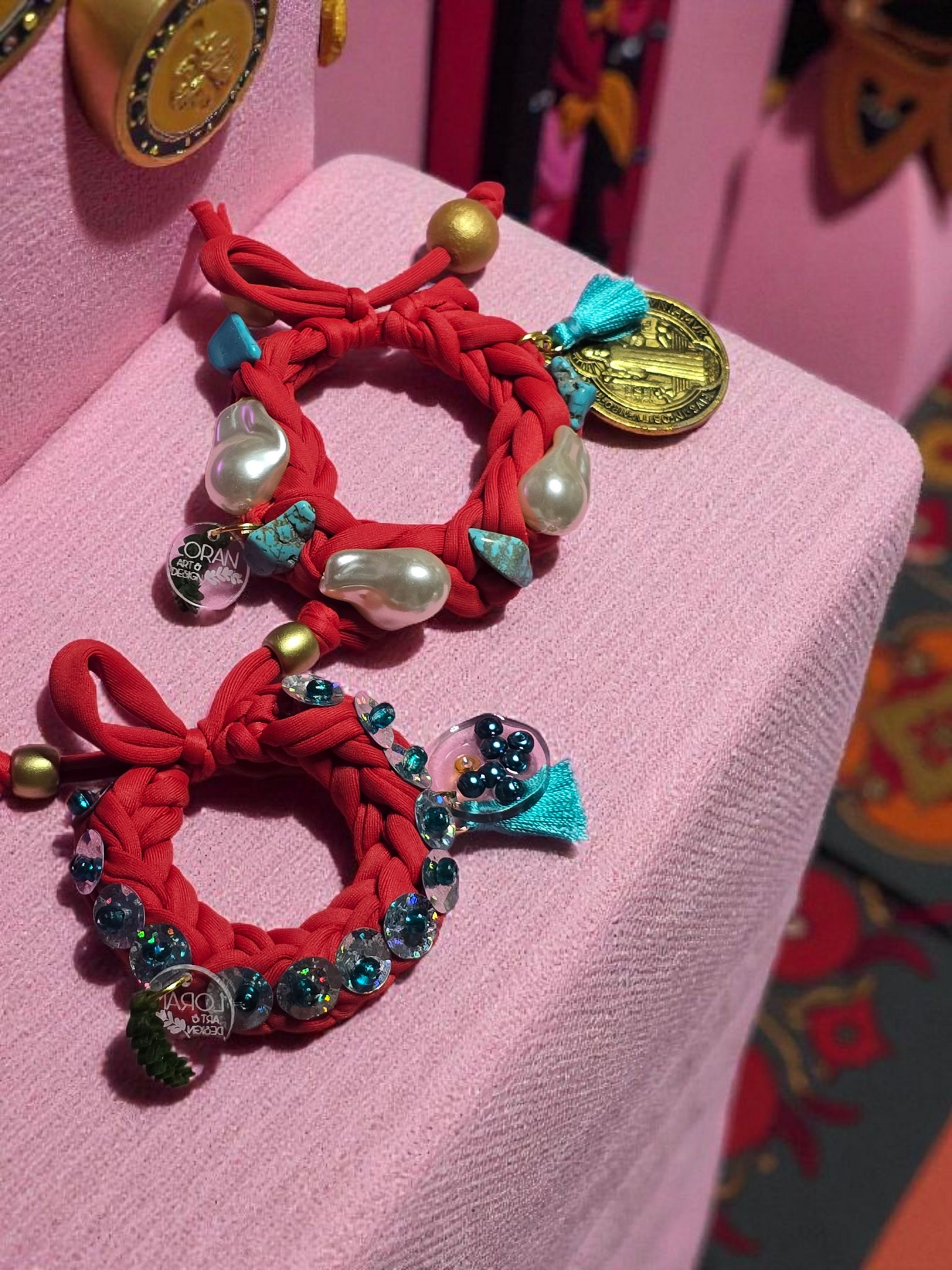 Saints Christmas Bracelets