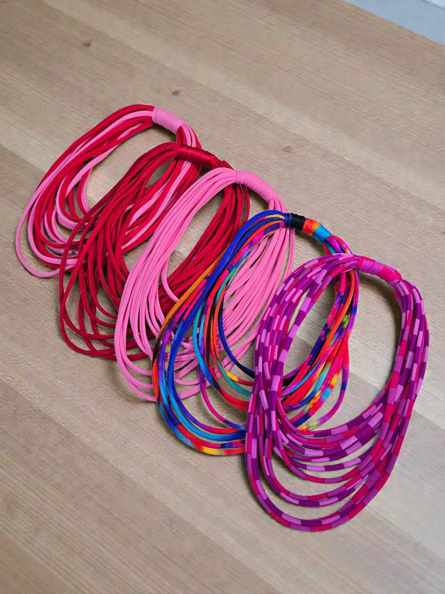 Fire Short Layers Necklaces