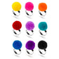 Solid color pompom rings