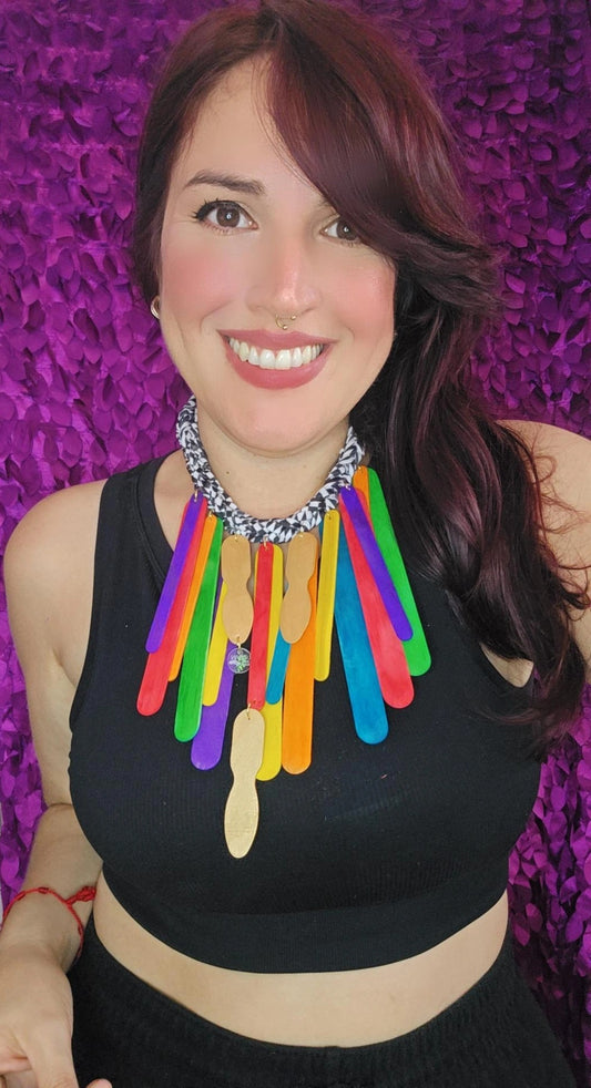 Popsicle Happy Necklace