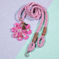 Baby Pinky Brown Flower Choker