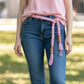 Baby Pinky Brown Flower Choker