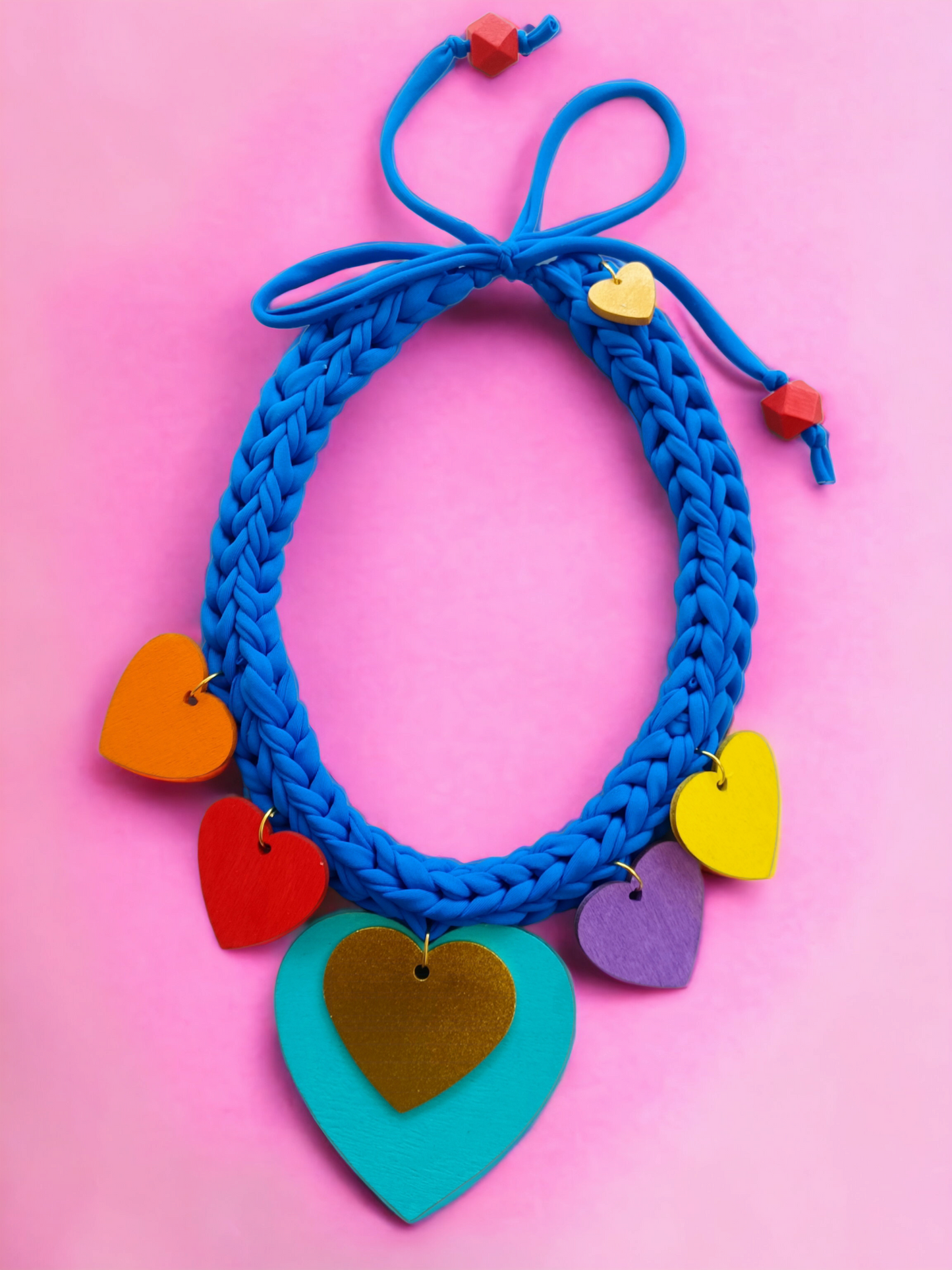 Colorful Hearts Necklace