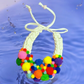 Multi Pompoms Necklace