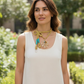 Boho Pearls Flower Choker