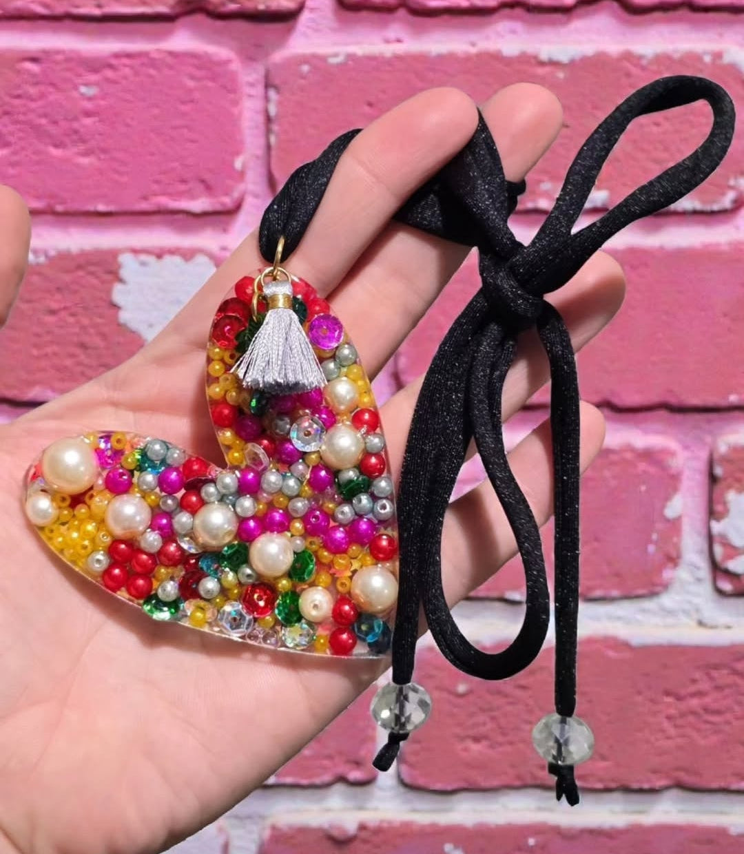 Fiesta Heart Choker Necklace