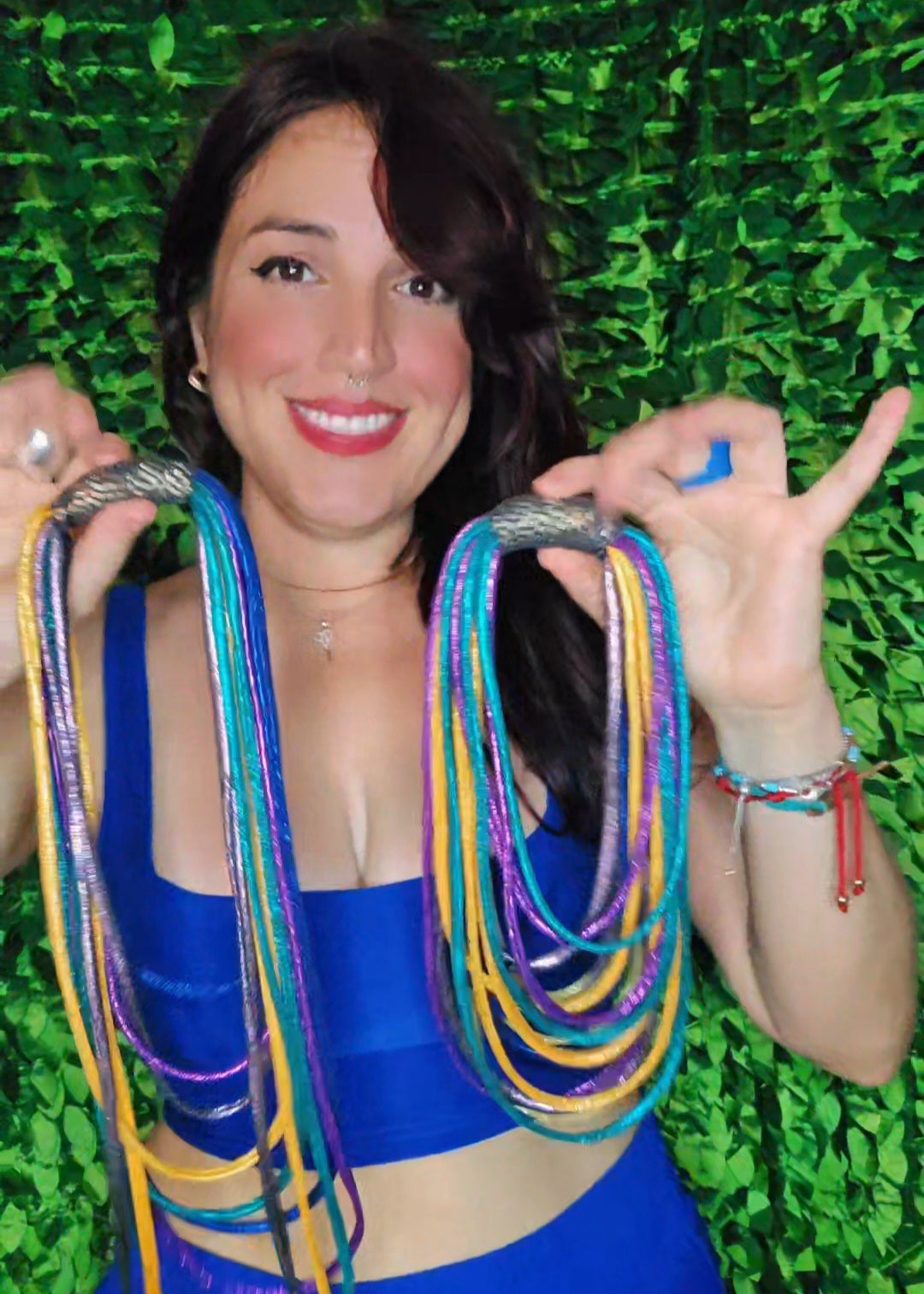 Metallic Multicolor Necklaces