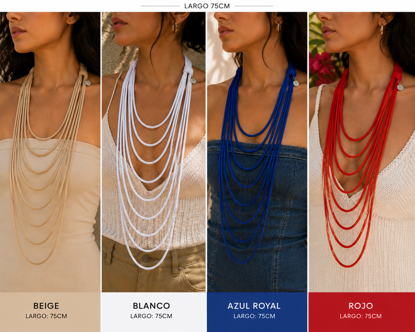 Nautic Layers Necklaces (Long)