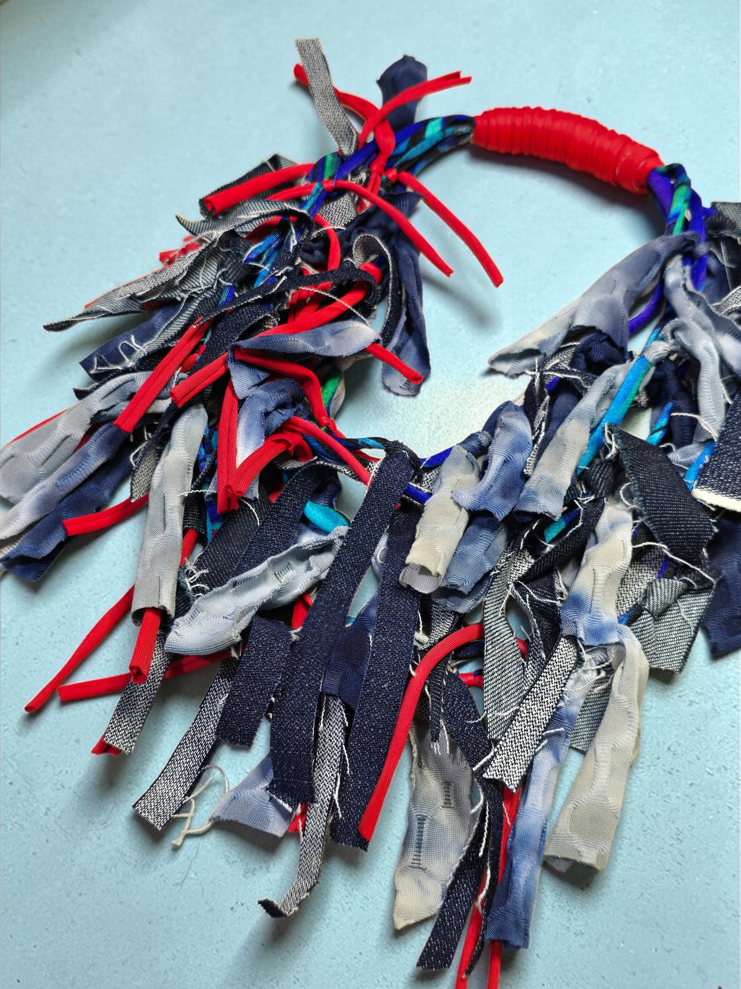 Rock and Denim Necklace