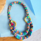 Rainbow love necklace