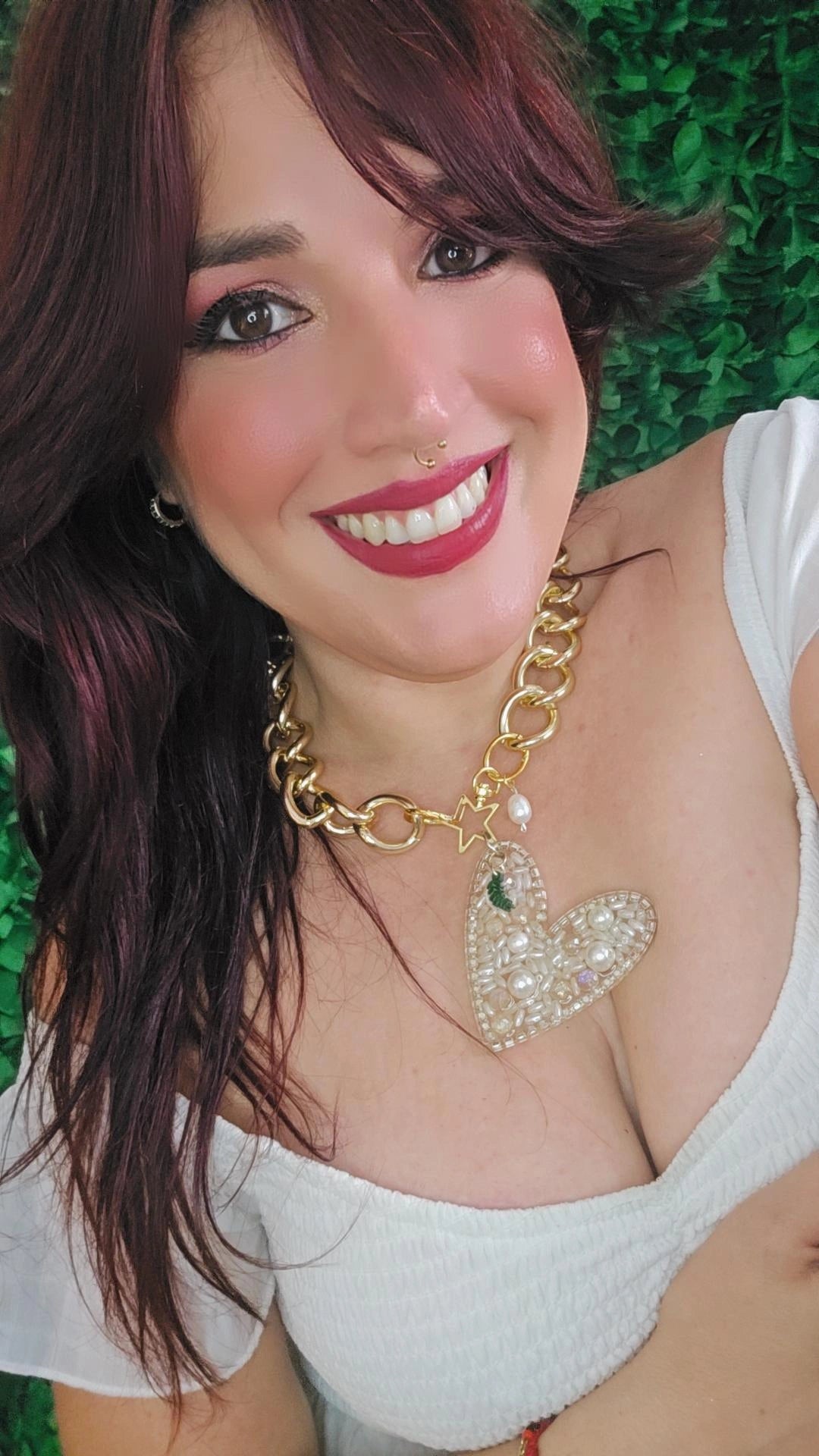 Pearls and Gold Chain Necklace