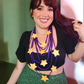 Purple Multi stars Necklace