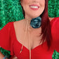 Denim flower Choker Necklace