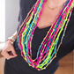 Rainbow knots 3 ways Necklace