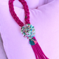 Watercolor Flower Necklace