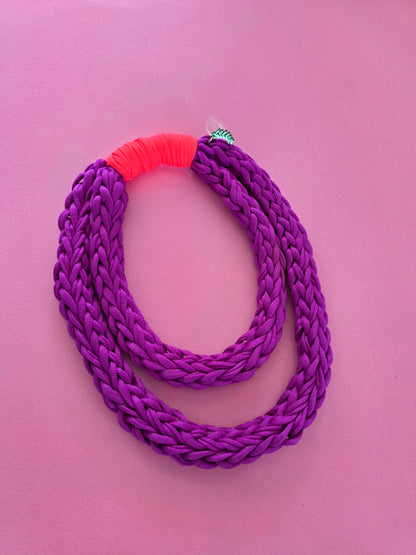 Chunky Knitted Necklace