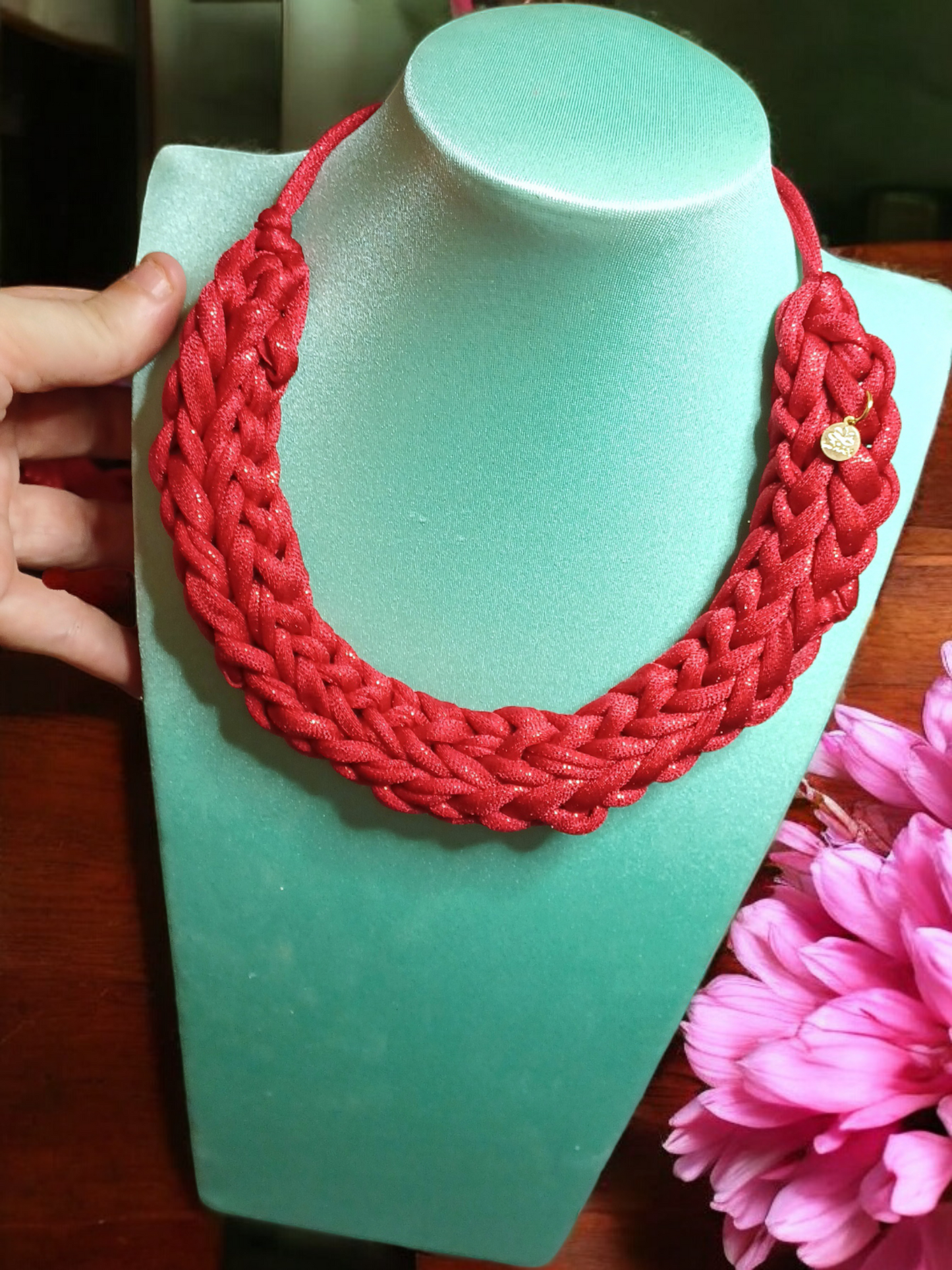 Shiny Red Necklace